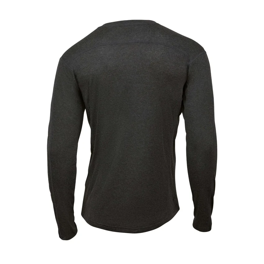 Force middelzware stretch-basislaag met ronde hals