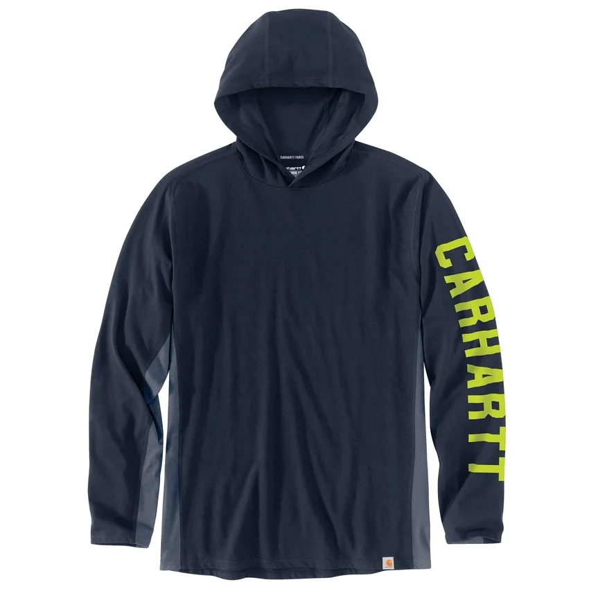 Force Relaxed Fit vochtafvoerende Hoodie met logo voor heren