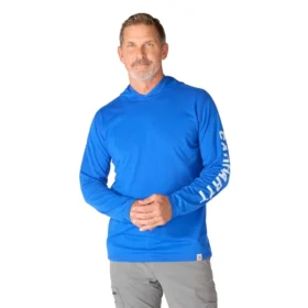 Force Relaxed Fit vochtafvoerende Hoodie met logo voor heren