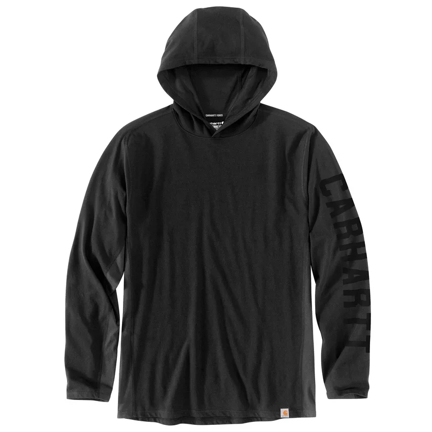Force Relaxed Fit vochtafvoerende Hoodie met logo voor heren
