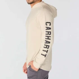 Force Relaxed Fit vochtafvoerende Hoodie met logo voor heren