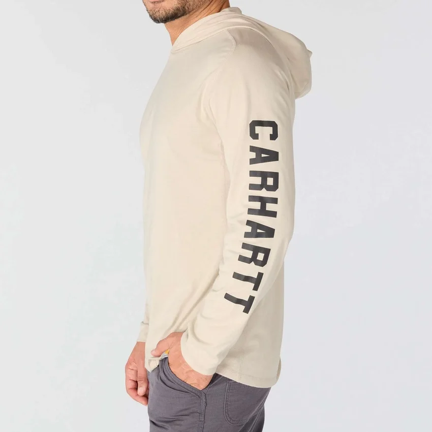 Force Relaxed Fit vochtafvoerende Hoodie met logo voor heren