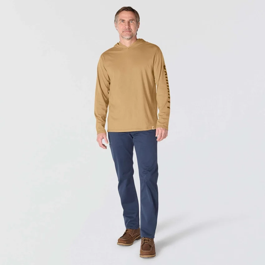 Force Relaxed Fit vochtafvoerende Hoodie met logo voor heren