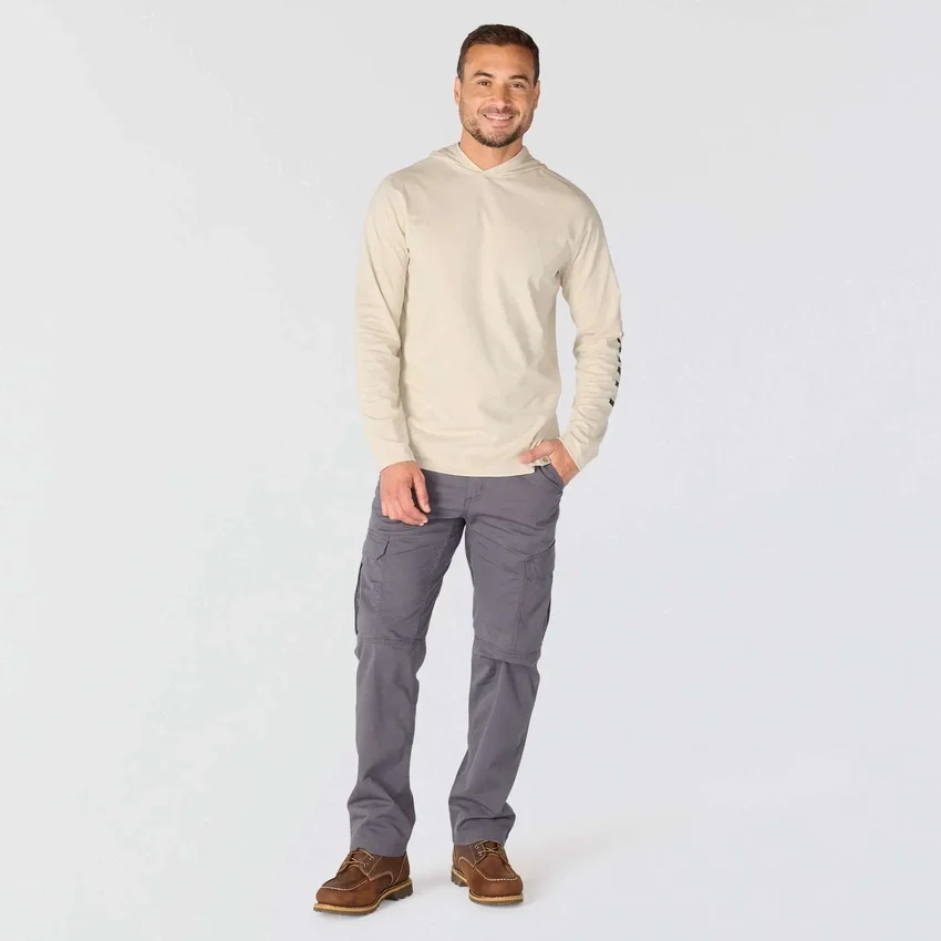 Force Relaxed Fit vochtafvoerende Hoodie met logo voor heren