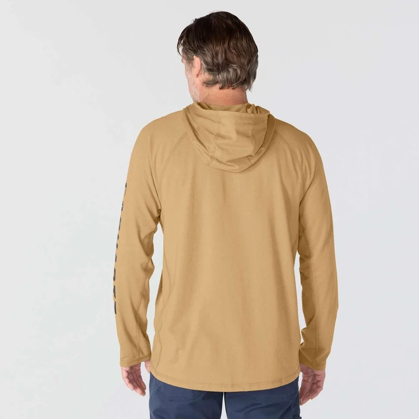 Force Relaxed Fit vochtafvoerende Hoodie met logo voor heren