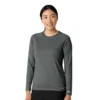 Force Sub-Scrubs gemêleerd prestatie-T-shirt met lange armstukken voor dames