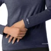 Force Sub-Scrubs gemêleerd prestatie-T-shirt met lange armstukken voor dames
