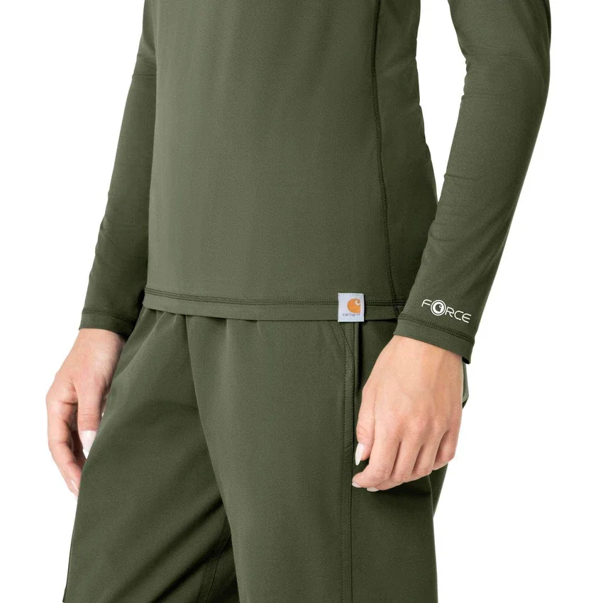 Force Sub-Scrubs voor dames Performance T-shirt met lange armstukken
