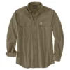 Force Sun Defender™ chambray herenoverhemd met lange armstukken en relaxte pasvorm - Zonwerende overhemden