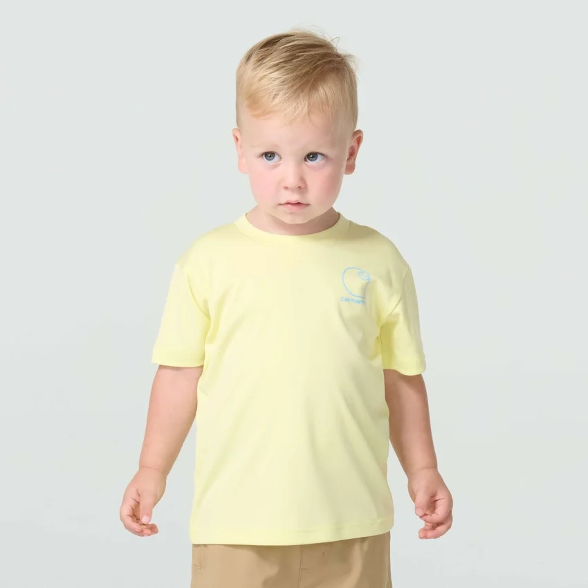 Force Sun Defender™ gemêleerd T-shirt met korte armstukken voor jongens (kinderen/peuters)
