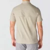 Force Sun Defender™ geweven herenoverhemd met korte armstukken en relaxte pasvorm - Zonwerende overhemden