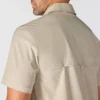 Force Sun Defender™ geweven herenoverhemd met korte armstukken en relaxte pasvorm - Zonwerende overhemden