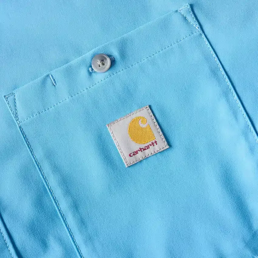 Force Sun Defender™ geweven herenoverhemd met lange armstukken en relaxte pasvorm - Zonwerende overhemden