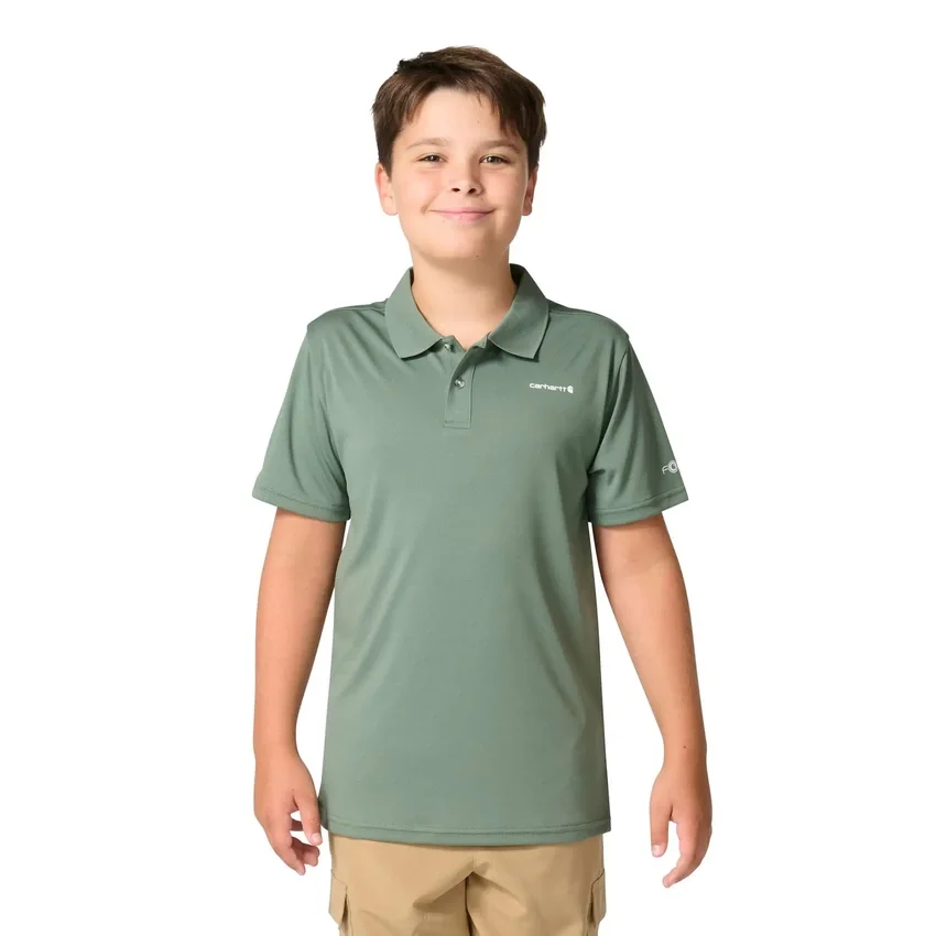Force Sun Defender™-polo met korte armstukken voor jongens (kinderen/peuters)