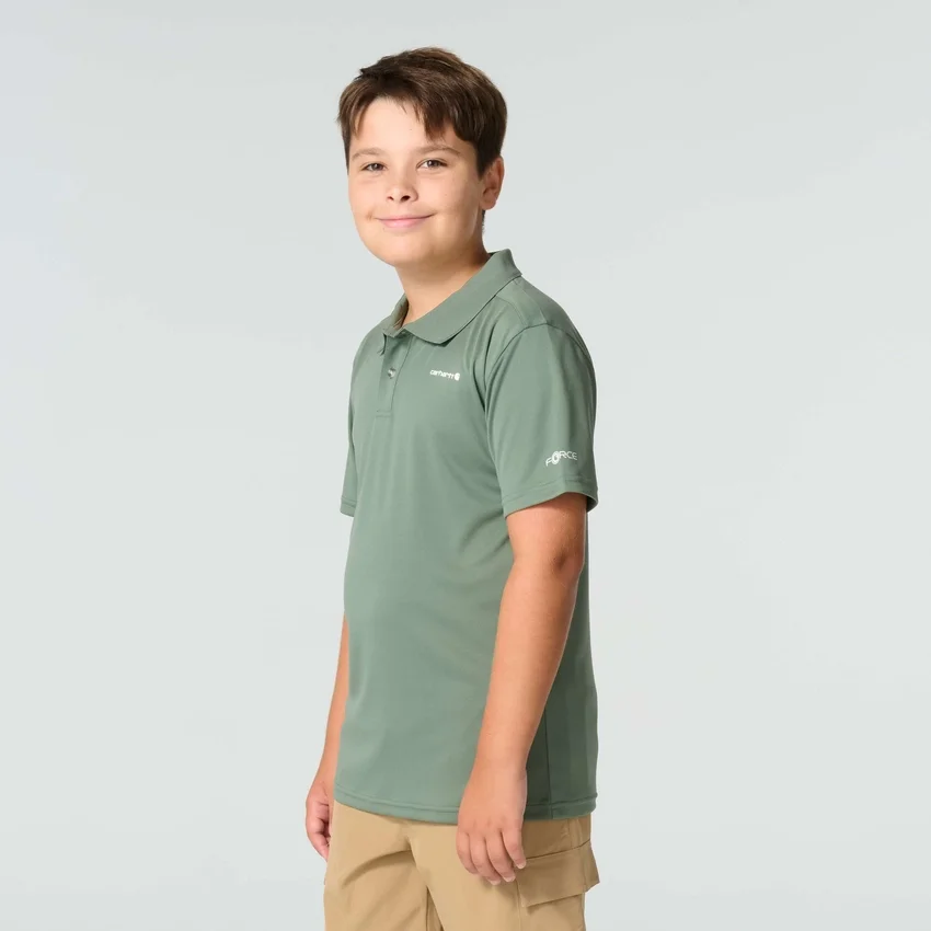 Force Sun Defender™-polo met korte armstukken voor jongens (kinderen/peuters)