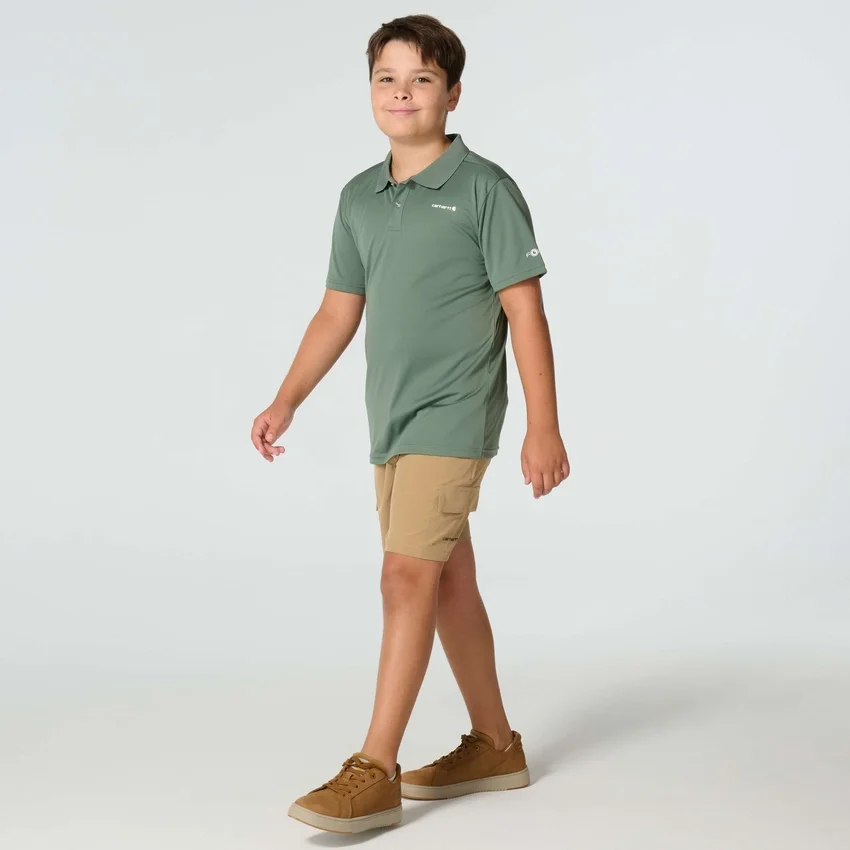 Force Sun Defender™-polo met korte armstukken voor jongens (kinderen/peuters)