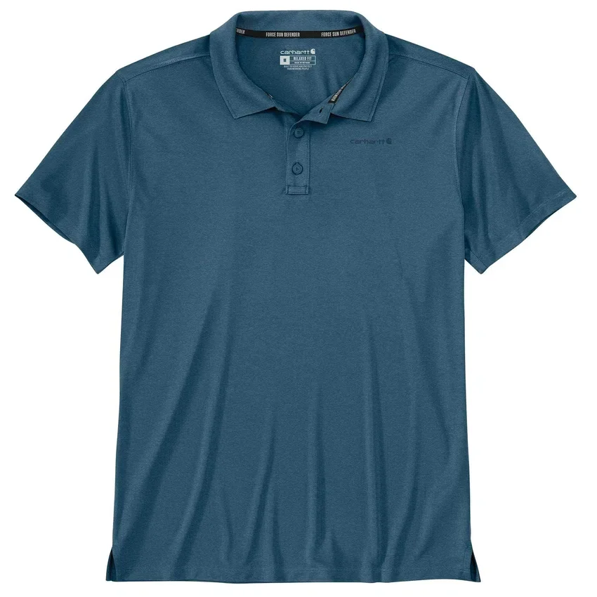 Force Sun Defender™ poloshirt met logo voor heren, relaxte pasvorm - Overhemden met zonbescherming