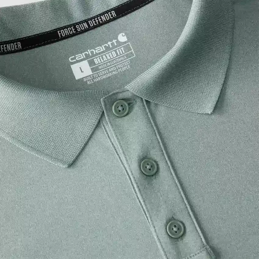 Force Sun Defender™ poloshirt met logo voor heren, relaxte pasvorm - Overhemden met zonbescherming