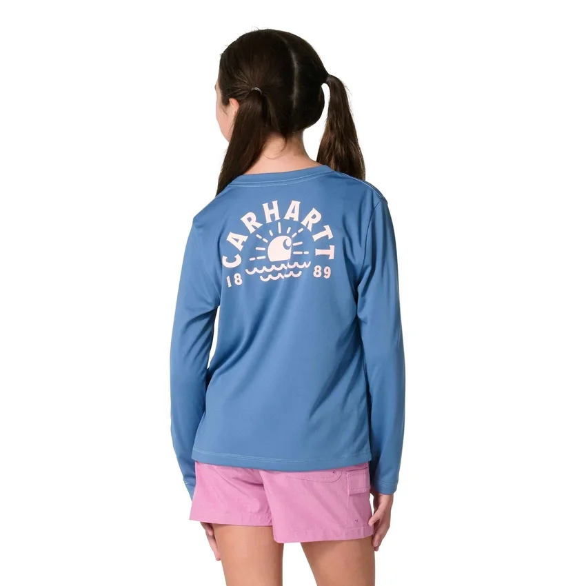 Force Sun Defender™ T-shirt met lange armstukken voor meisjes (kind/jeugd)