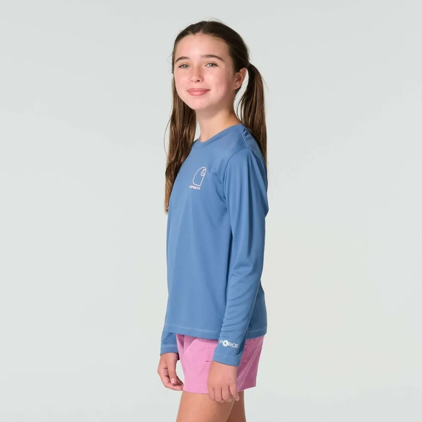 Force Sun Defender™ T-shirt met lange armstukken voor meisjes (kind/jeugd)