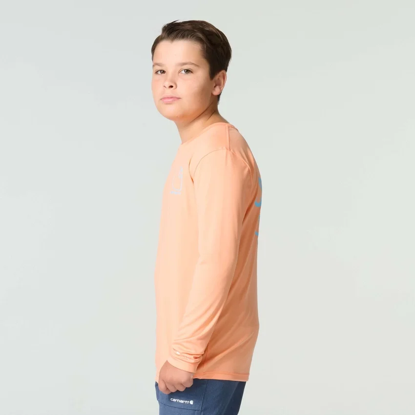 Force Sun Defender™ T-shirt met lange mouwen voor jongens (kinderen/jeugd)