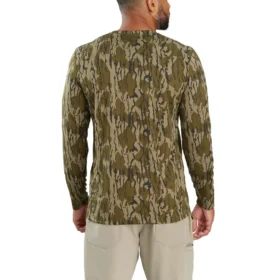 Force Sun Defender UPF 50+ camouflage T-shirt met lange armstukken voor heren – Zonwerende overhemden