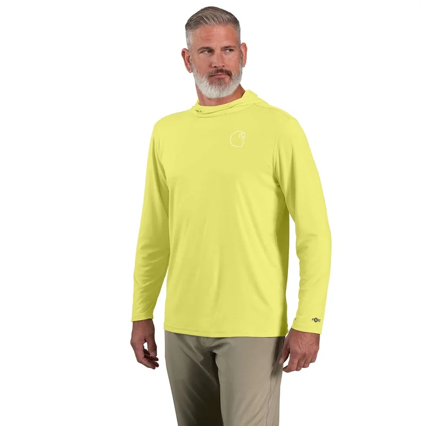 Force Sun Defender UPF 50+ lichtgewicht hoodie met armstukken en vochtafvoerende eigenschappen voor heren - Hoodies met zonbescherming