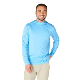 Force Sun Defender UPF 50+ lichtgewicht hoodie met armstukken en vochtafvoerende eigenschappen voor heren - Hoodies met zonbescherming