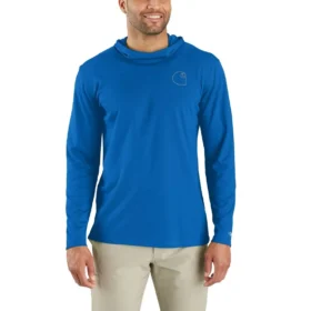 Force Sun Defender UPF 50+ lichtgewicht hoodie met armstukken en vochtafvoerende eigenschappen voor heren - Hoodies met zonbescherming