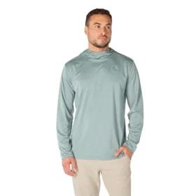 Force Sun Defender UPF 50+ lichtgewicht hoodie met armstukken en vochtafvoerende eigenschappen voor heren - Hoodies met zonbescherming