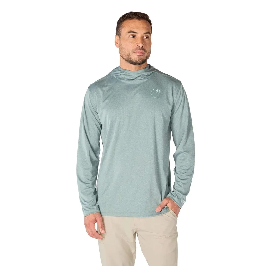 Force Sun Defender UPF 50+ lichtgewicht hoodie met armstukken en vochtafvoerende eigenschappen voor heren - Hoodies met zonbescherming