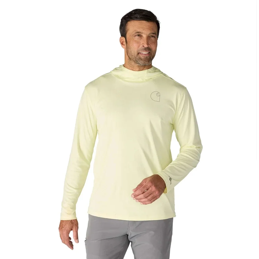 Force Sun Defender UPF 50+ lichtgewicht hoodie met armstukken en vochtafvoerende eigenschappen voor heren - Hoodies met zonbescherming