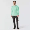 Force Sun Defender UPF 50+ lichtgewicht T-shirt met lange armstukken en vochtafvoer voor heren – Overhemden met zonbescherming