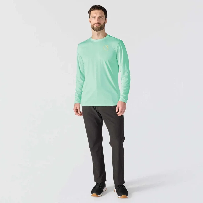 Force Sun Defender UPF 50+ lichtgewicht T-shirt met lange armstukken en vochtafvoer voor heren – Overhemden met zonbescherming
