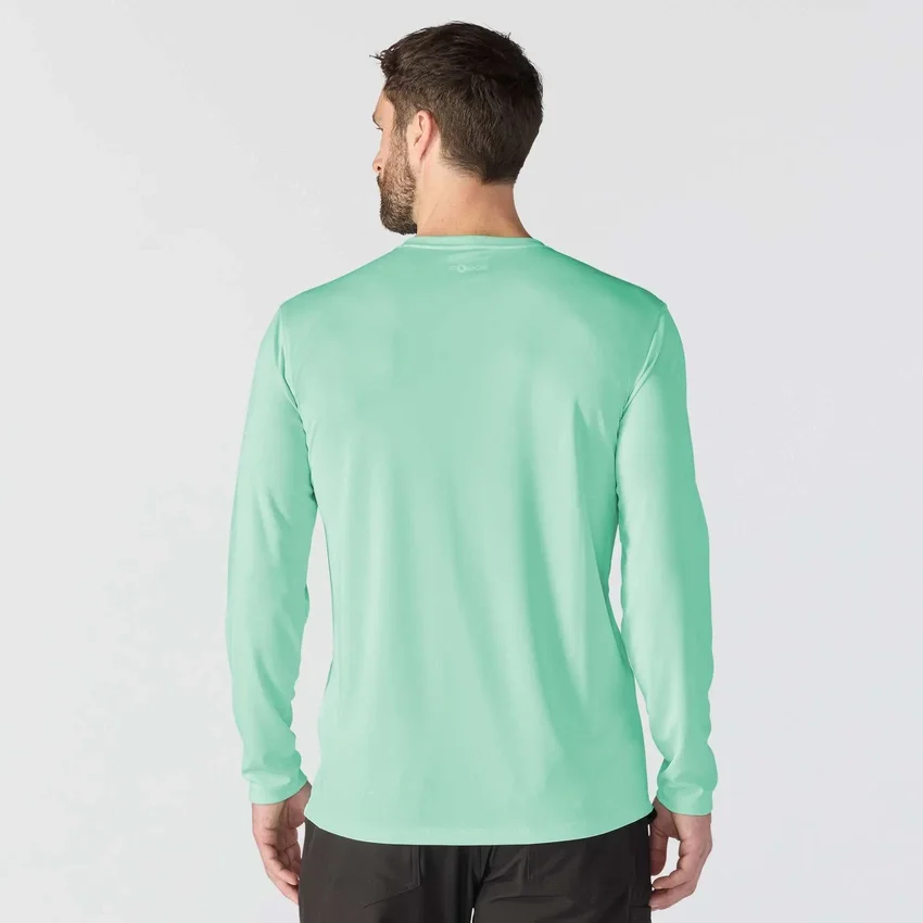 Force Sun Defender UPF 50+ lichtgewicht T-shirt met lange armstukken en vochtafvoer voor heren – Overhemden met zonbescherming