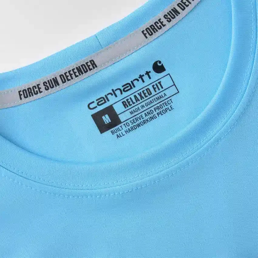 Force Sun Defender UPF 50+ lichtgewicht T-shirt met lange armstukken en vochtafvoer voor heren – Overhemden met zonbescherming