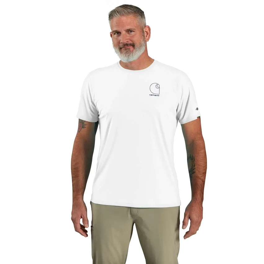 Force Sun Defender UPF 50+ lichtgewicht vochtafvoerend T-shirt voor heren – Overhemden met zonbescherming