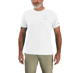 Force Sun Defender UPF 50+ lichtgewicht vochtafvoerend T-shirt voor heren – Overhemden met zonbescherming