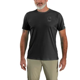 Force Sun Defender UPF 50+ lichtgewicht vochtafvoerend T-shirt voor heren – Overhemden met zonbescherming