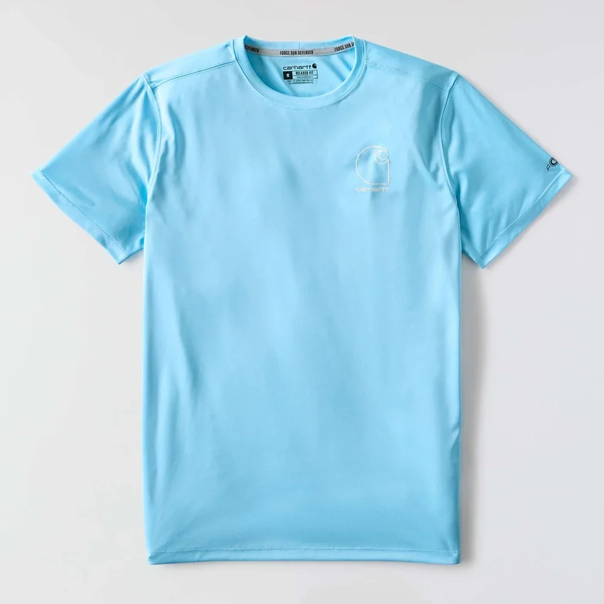 Force Sun Defender UPF 50+ lichtgewicht vochtafvoerend T-shirt voor heren – Overhemden met zonbescherming