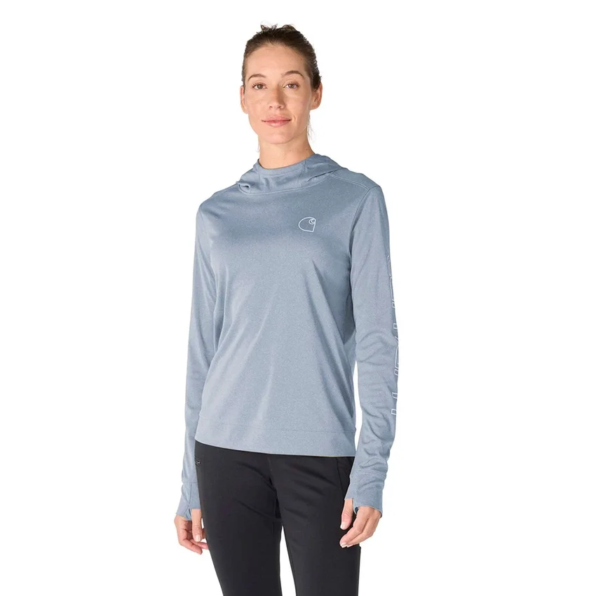 Force Sun Defender UPF 50+ vochtafvoerende hoodie voor dames - Hoodies met zonbescherming
