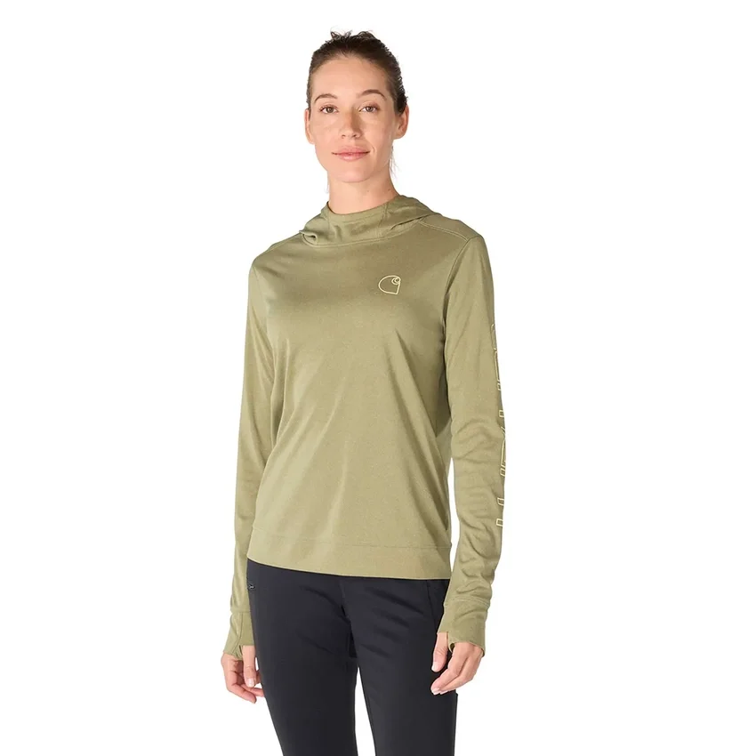 Force Sun Defender UPF 50+ vochtafvoerende hoodie voor dames - Hoodies met zonbescherming