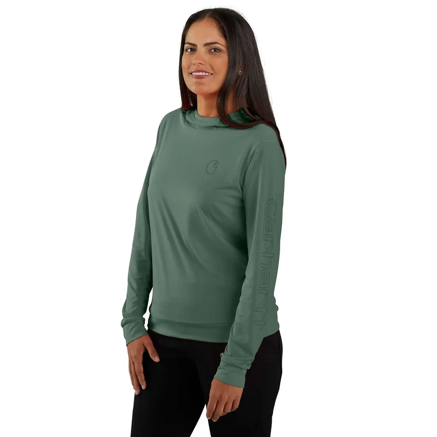 Force Sun Defender UPF 50+ vochtafvoerende hoodie voor dames - Hoodies met zonbescherming