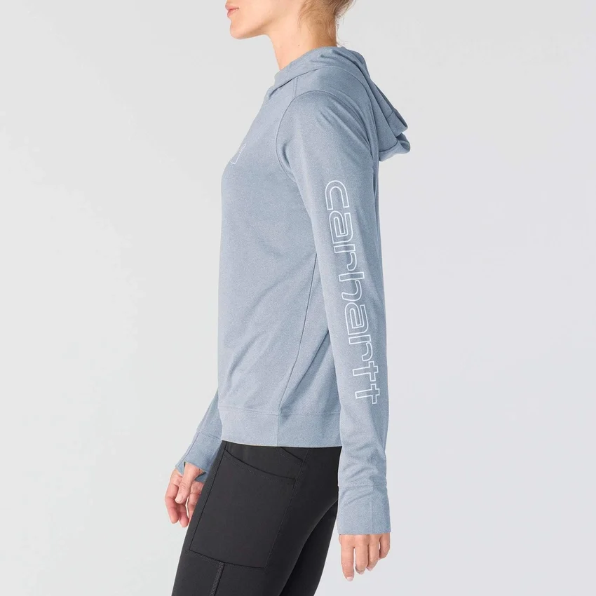Force Sun Defender UPF 50+ vochtafvoerende hoodie voor dames - Hoodies met zonbescherming