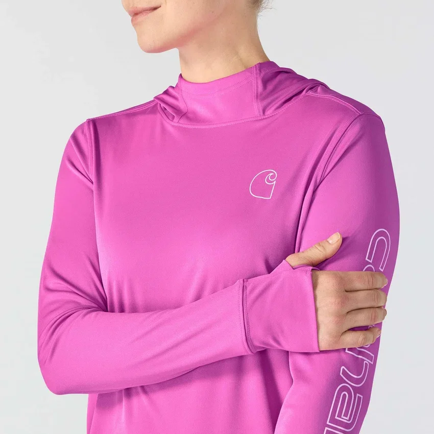 Force Sun Defender UPF 50+ vochtafvoerende hoodie voor dames - Hoodies met zonbescherming