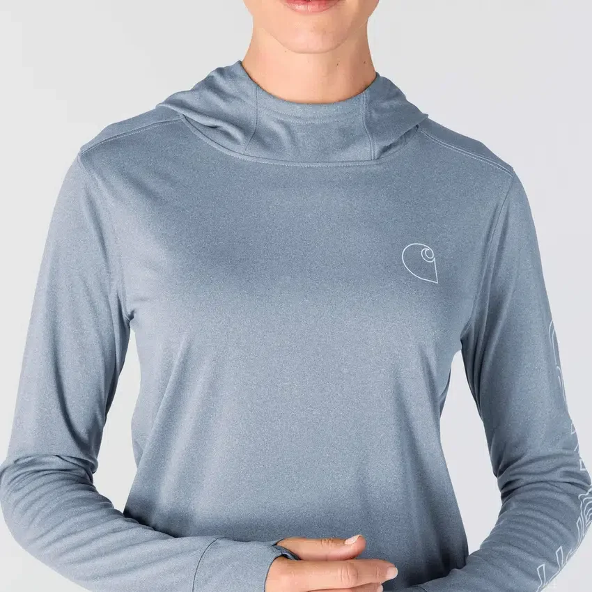 Force Sun Defender UPF 50+ vochtafvoerende hoodie voor dames - Hoodies met zonbescherming