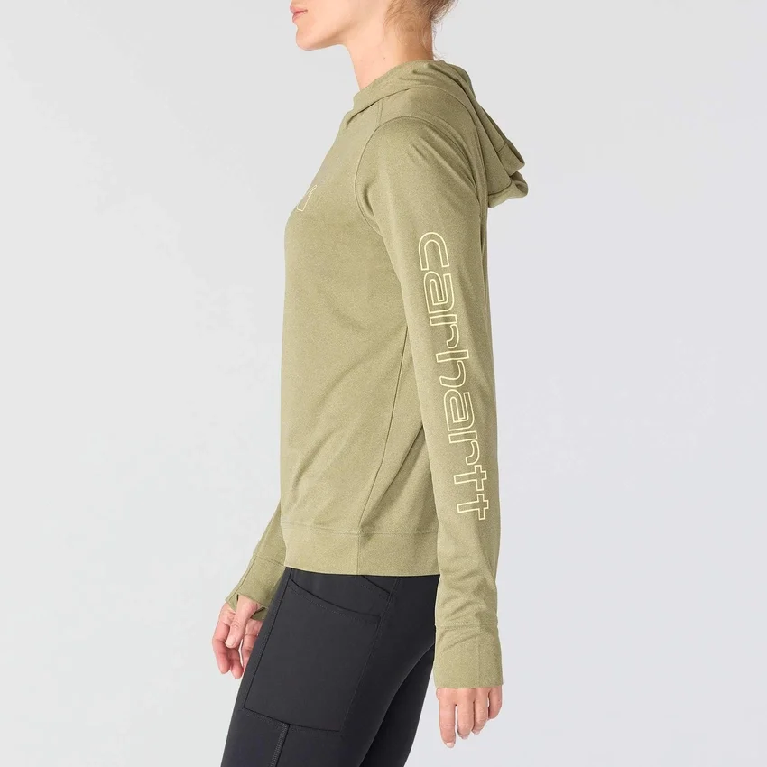 Force Sun Defender UPF 50+ vochtafvoerende hoodie voor dames - Hoodies met zonbescherming