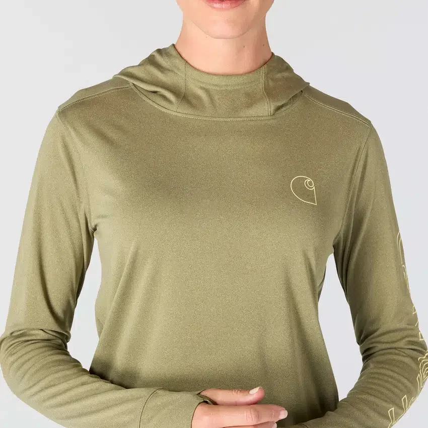Force Sun Defender UPF 50+ vochtafvoerende hoodie voor dames - Hoodies met zonbescherming