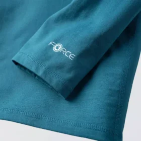 Force T-shirt met lange mouwen, vochtafvoerend en met zak, voor heren