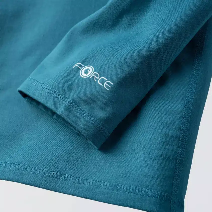 Force T-shirt met lange mouwen, vochtafvoerend en met zak, voor heren